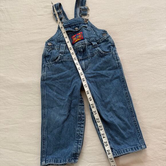 Vintage Okie Dokie Denim Overalls 2t - Picture 3 of 5